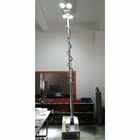 4x60W LED mounted vehicle roof mount mast tower lighting-3.5m pneumatic telescopic mast-remote control turn and tilt-USA