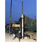 9m lockable pneumatic telescopic mast 400kg payloads- mobile antenna telecom pneumatic telescopic mast tower