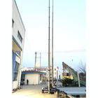 9m lockable pneumatic telescopic mast 400kg payloads- mobile antenna telecom pneumatic telescopic mast tower
