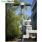 3.8m roof mounted foldable mast light tower-pneumatic telescopic mast-LED light tower-4x120W LED