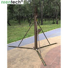 10m manual crank winch telescoping mast/ push telescoping mast/ aluminum telescoping mast