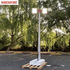 4.2m pneumatic telescopic mast light tower-roof top mounted-foldable-LED flood lights