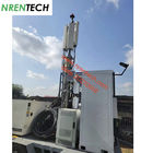 15m lockable pneumatic telescopic mast 350kg payloads for mobile telecom cell tower